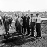 Turning the first sod for the construction of the Church of Jesus Christ of Latter-Day Saints, Nambour, 1962