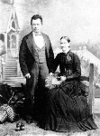 Robert Harris and his wife, Clemintina, ca. 1870