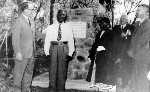 Unveiling of a Memorial at Ningi to Kal-Ma-Kuta (Alma Turner) last of the Joon-Doburri Tribe, ca 1962